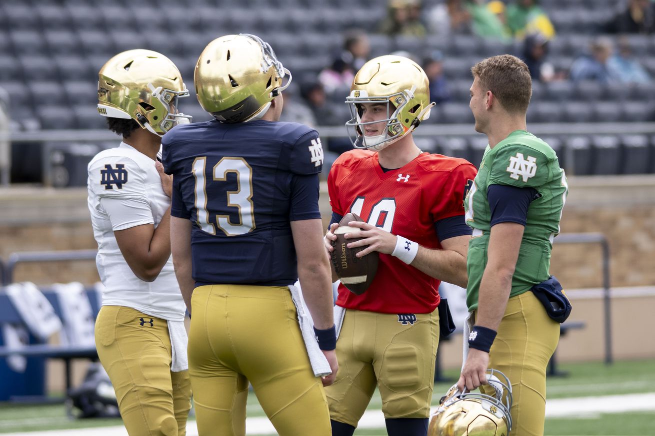 COLLEGE FOOTBALL: APR 20 Notre Dame Spring Game