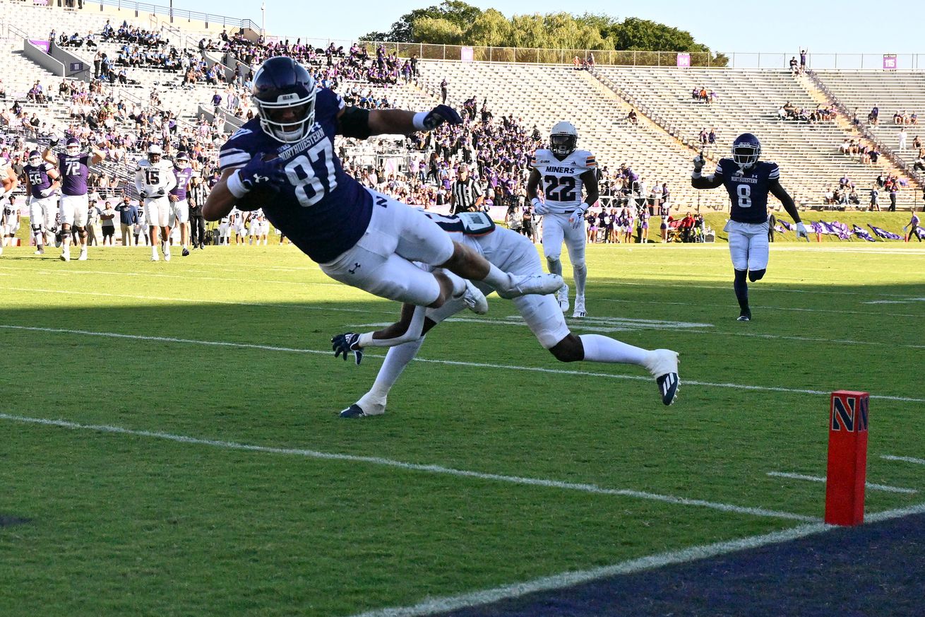 NCAA Football: Texas El Paso at Northwestern