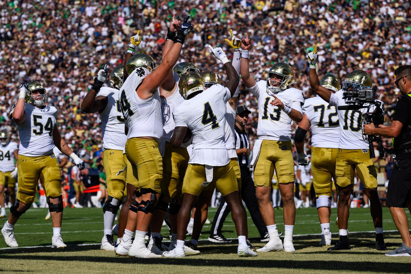 COLLEGE FOOTBALL: SEP 14 Notre Dame at Purdue