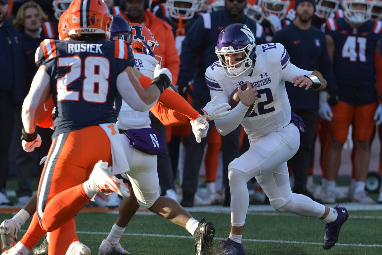 NCAA Football: Northwestern at Illinois