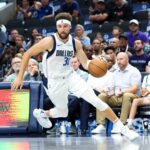 Oct 10, 2024; Dallas, Texas, USA; Dallas Mavericks guard Klay Thompson (31) dribbles during the first half against the Utah Jazz at American Airlines Center. Mandatory Credit: Kevin Jairaj-Imagn Images