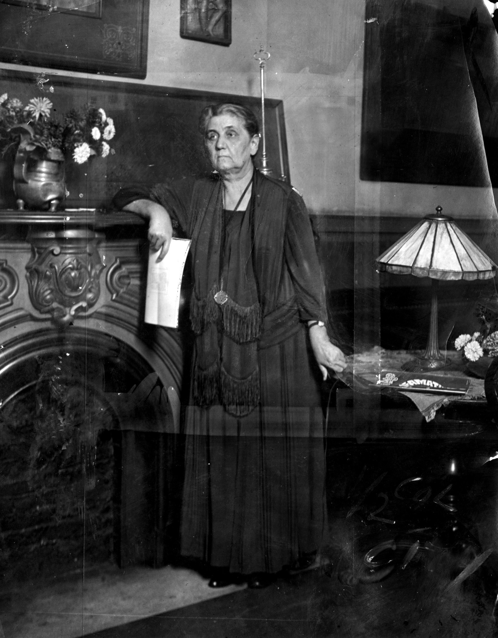 Jane Addams, founder of Chicago's Hull House settlement and the...