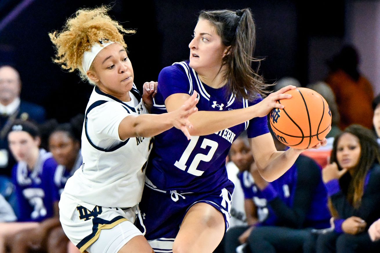 NCAA Womens Basketball: Northwestern at Notre Dame