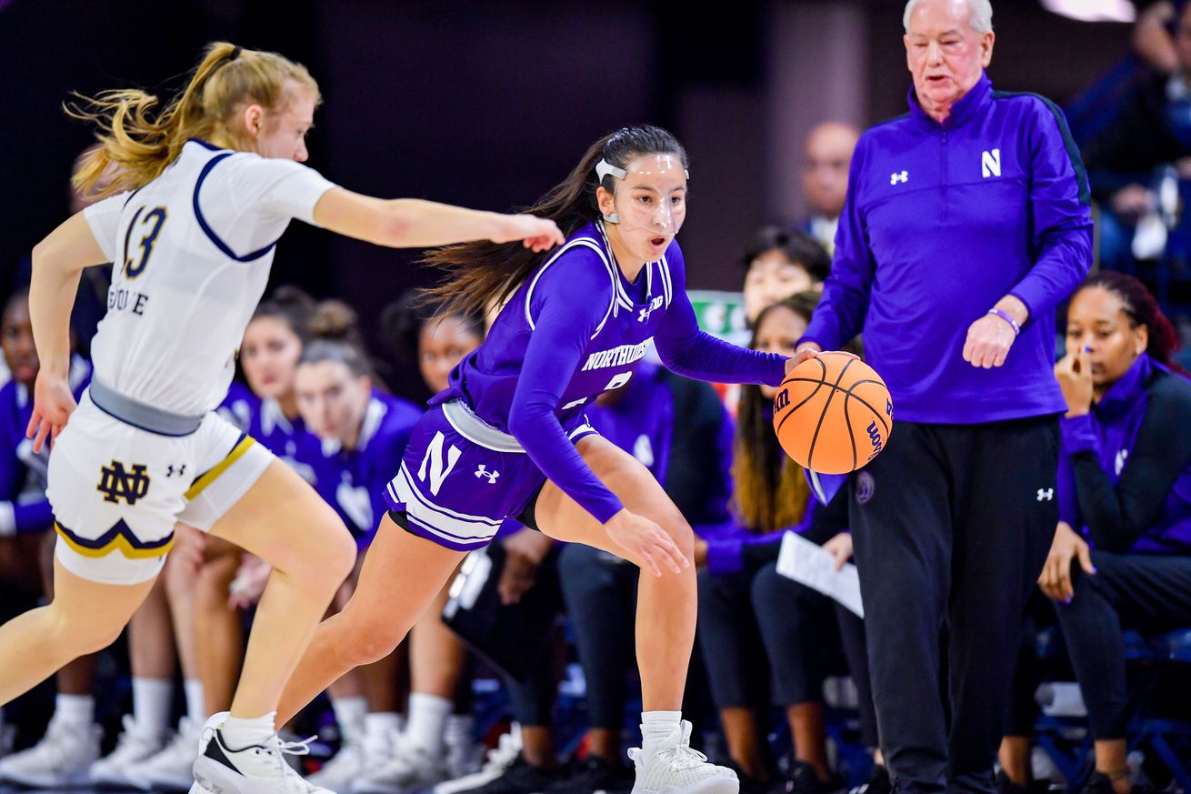 NCAA Womens Basketball: Northwestern at Notre Dame