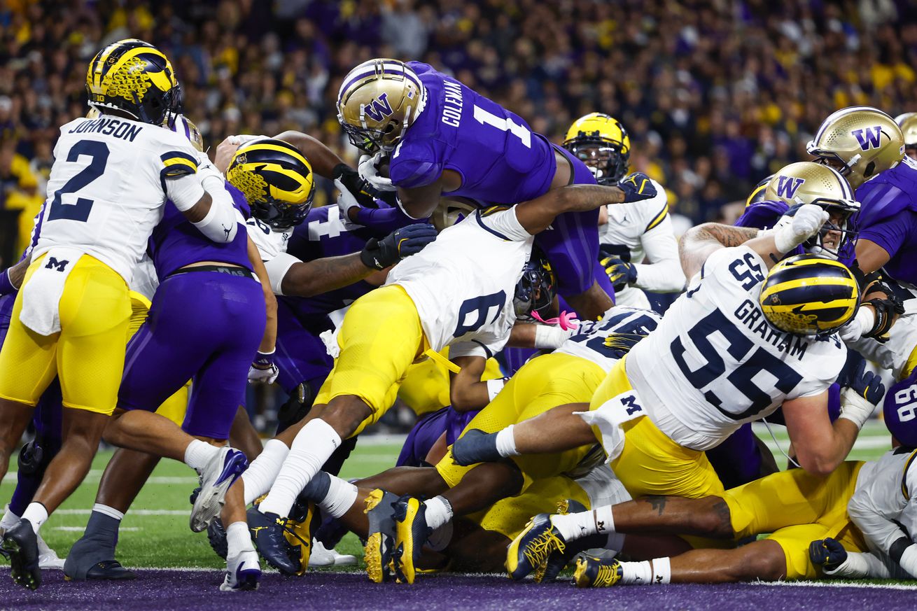 NCAA Football: Michigan at Washington