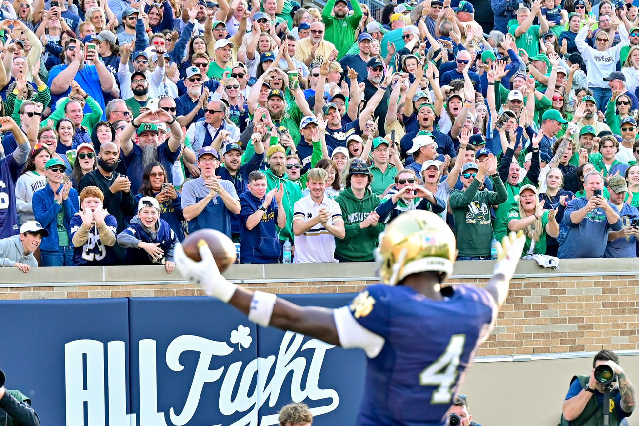 NCAA Football: Stanford at Notre Dame