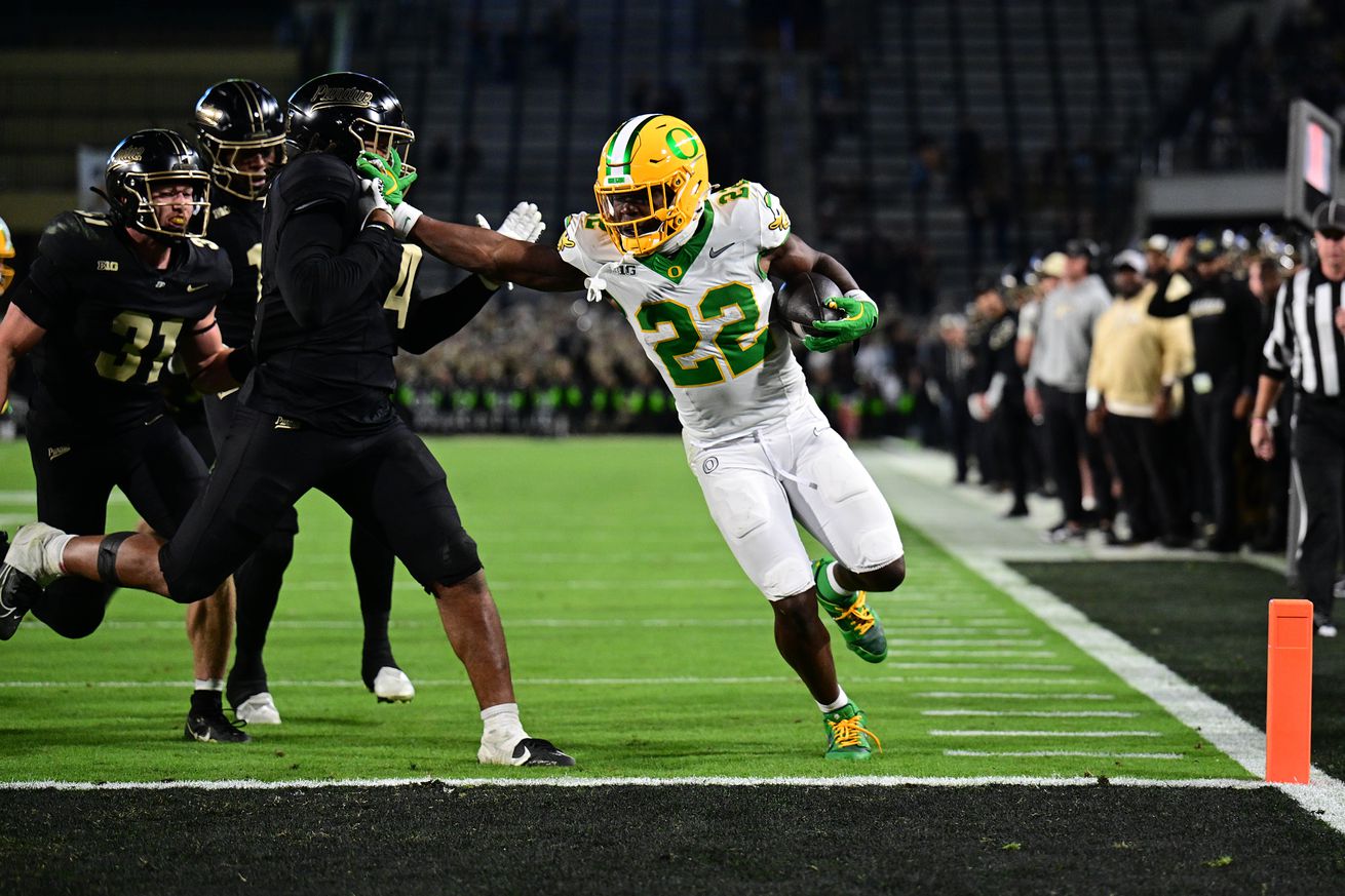 NCAA Football: Oregon at Purdue