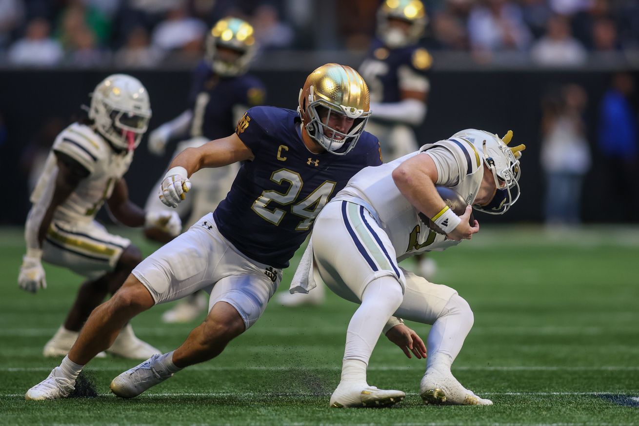 NCAA Football: Notre Dame at Georgia Tech