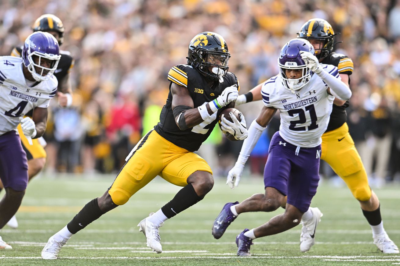 NCAA Football: Northwestern at Iowa