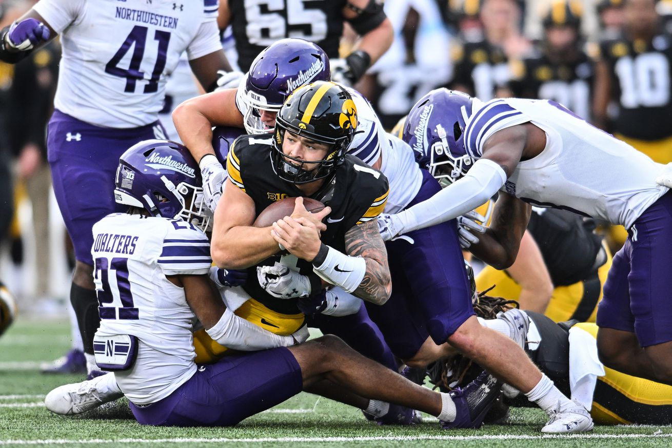 NCAA Football: Northwestern at Iowa