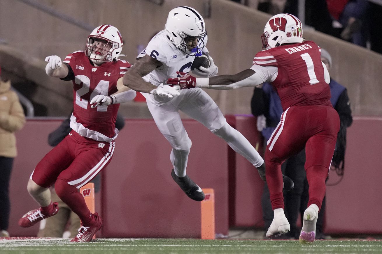 NCAA Football: Penn State at Wisconsin