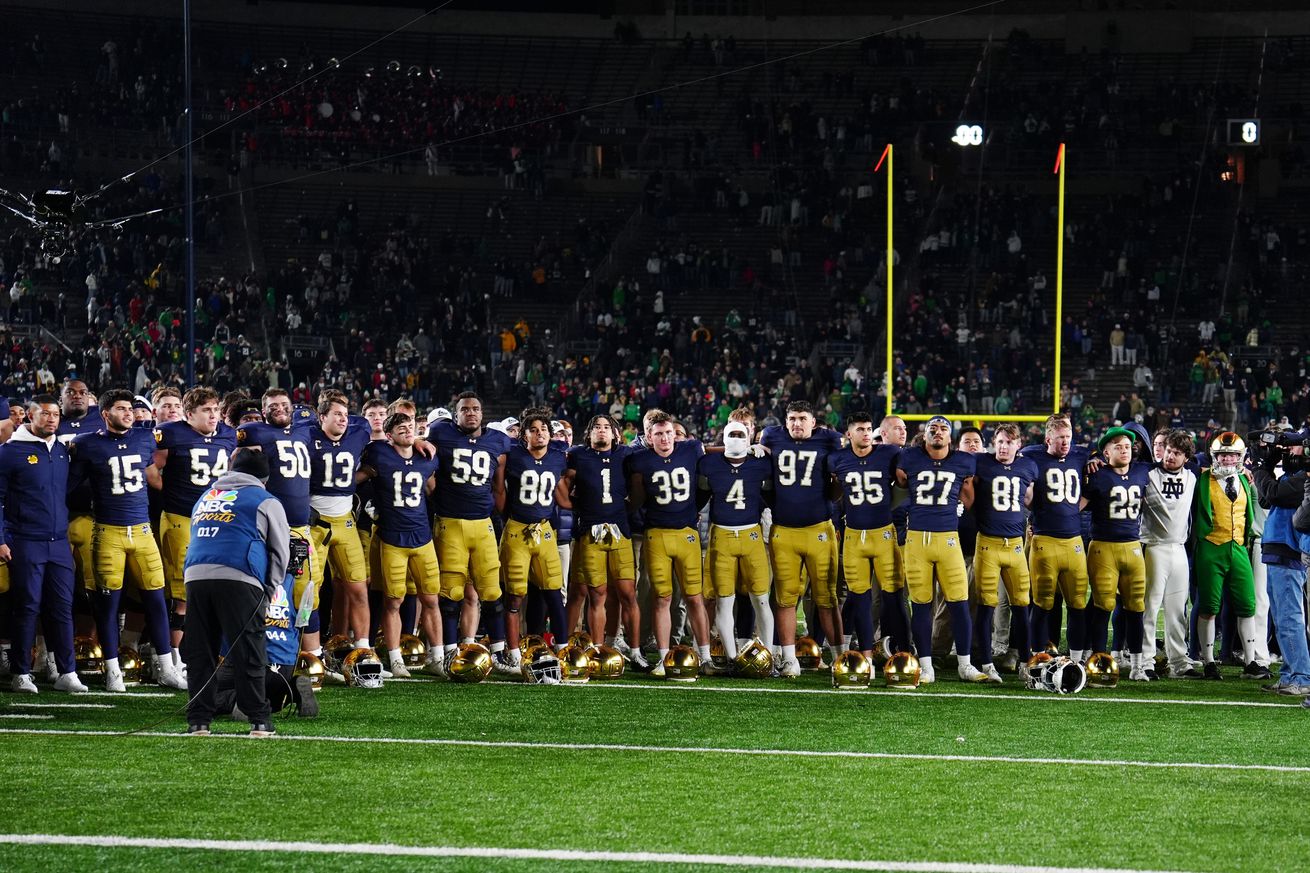 COLLEGE FOOTBALL: NOV 16 Virginia at Notre Dame