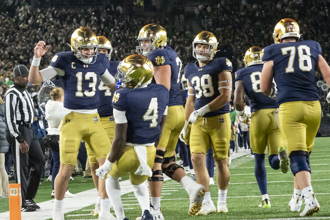 COLLEGE FOOTBALL: NOV 16 Virginia at Notre Dame