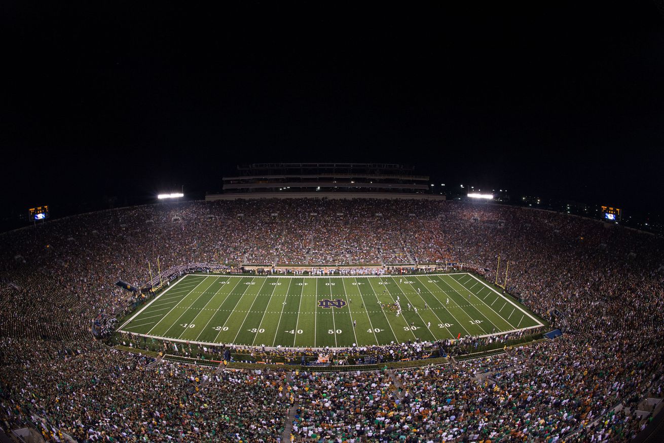 NCAA FOOTBALL: SEP 05 Texas at Notre Dame