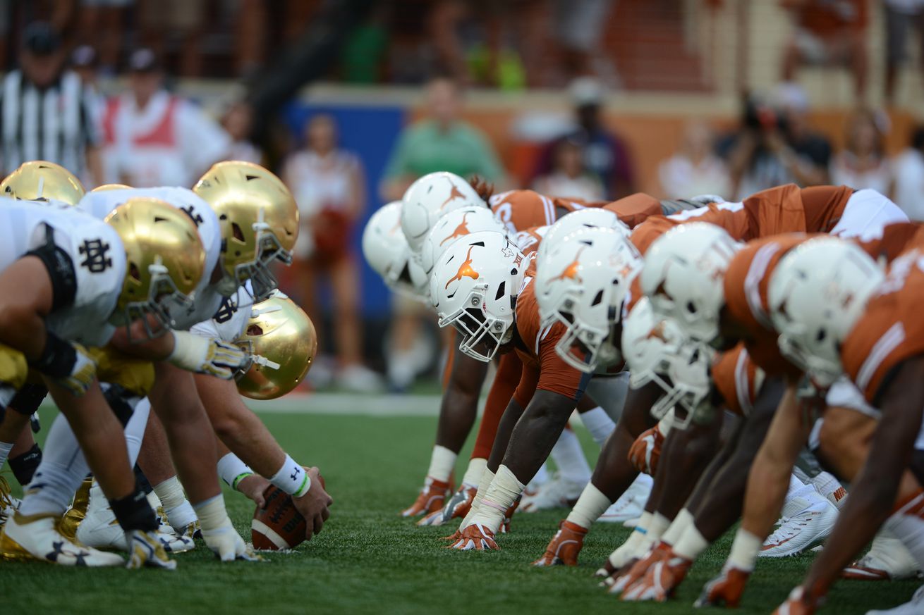 NCAA FOOTBALL: SEP 04 Notre Dame at Texas