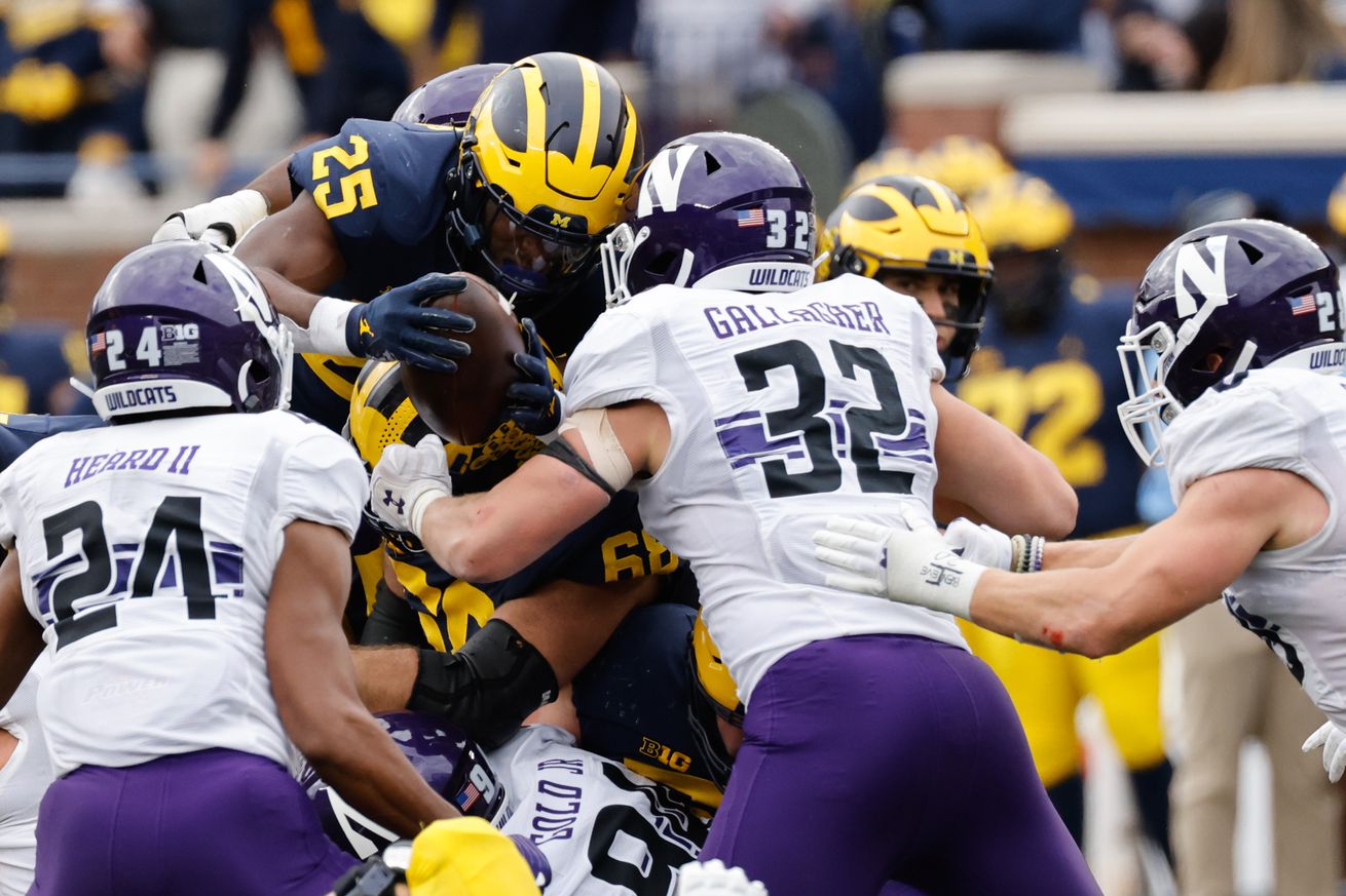 NCAA Football: Northwestern at Michigan