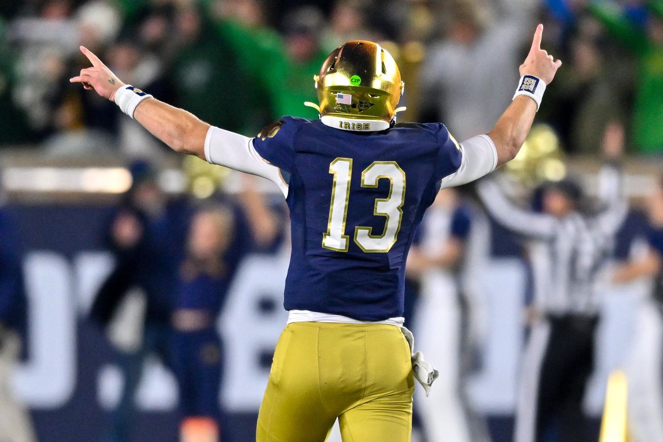 NCAA Football: Virginia at Notre Dame