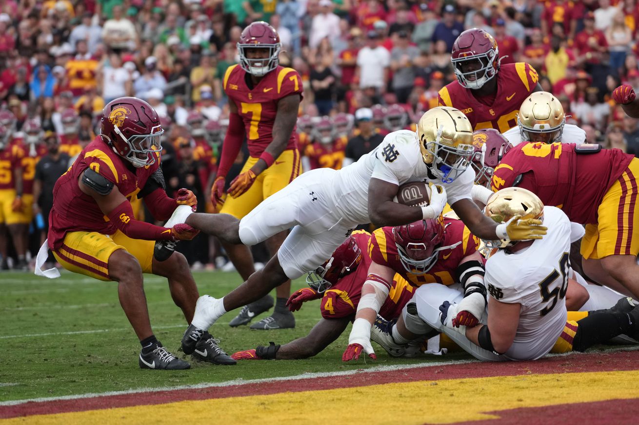 NCAA Football: Notre Dame at Southern California