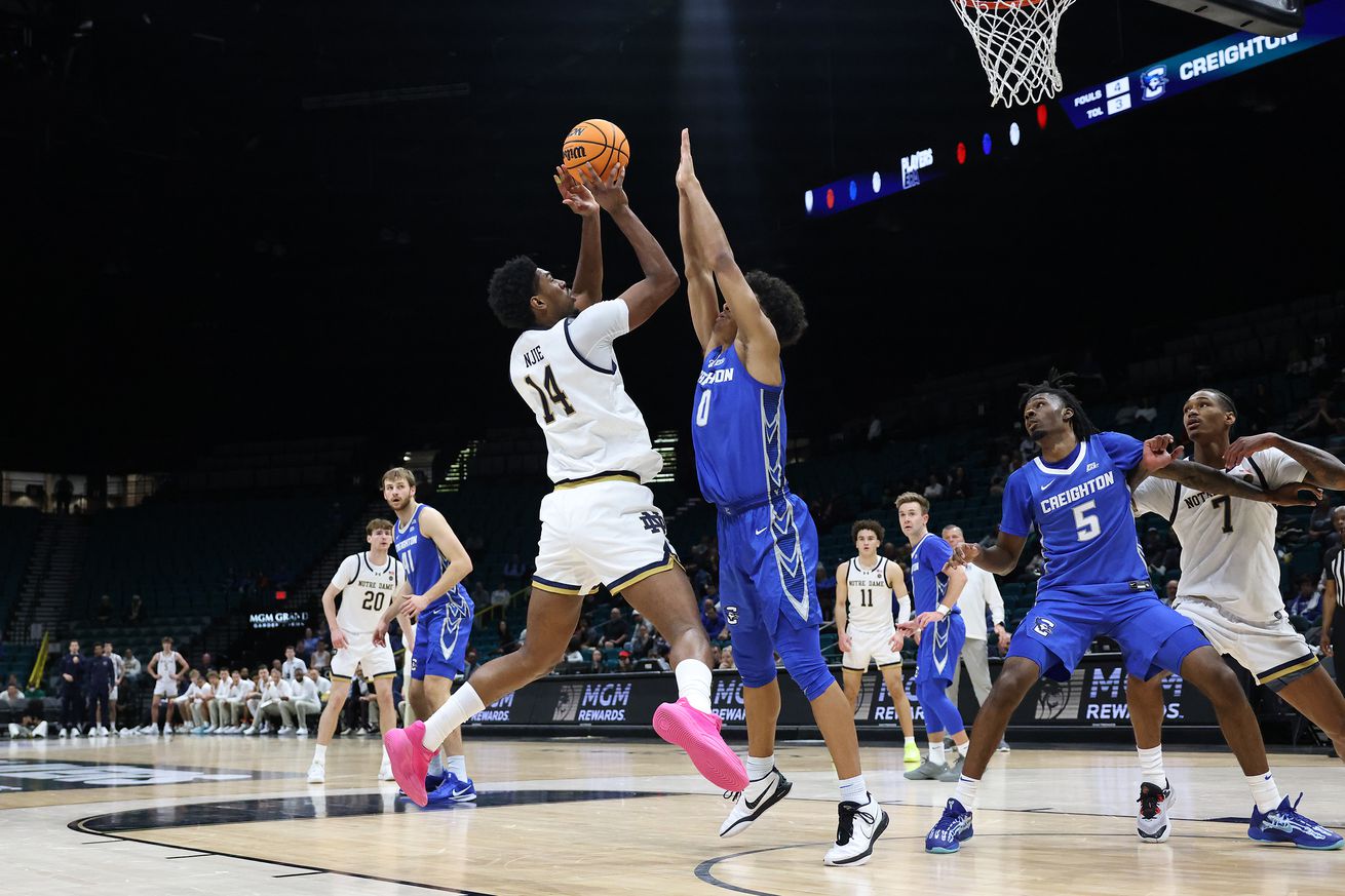 COLLEGE BASKETBALL: NOV 30 Players Era Festival Creighton vs Notre Dame