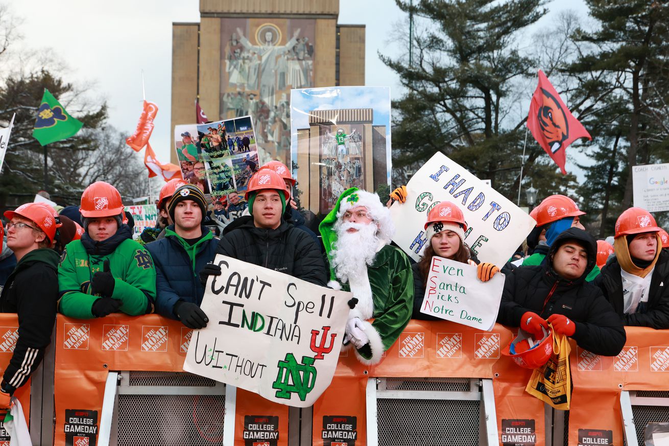 COLLEGE FOOTBALL: DEC 20 CFP First-Round - Indiana at Notre Dame