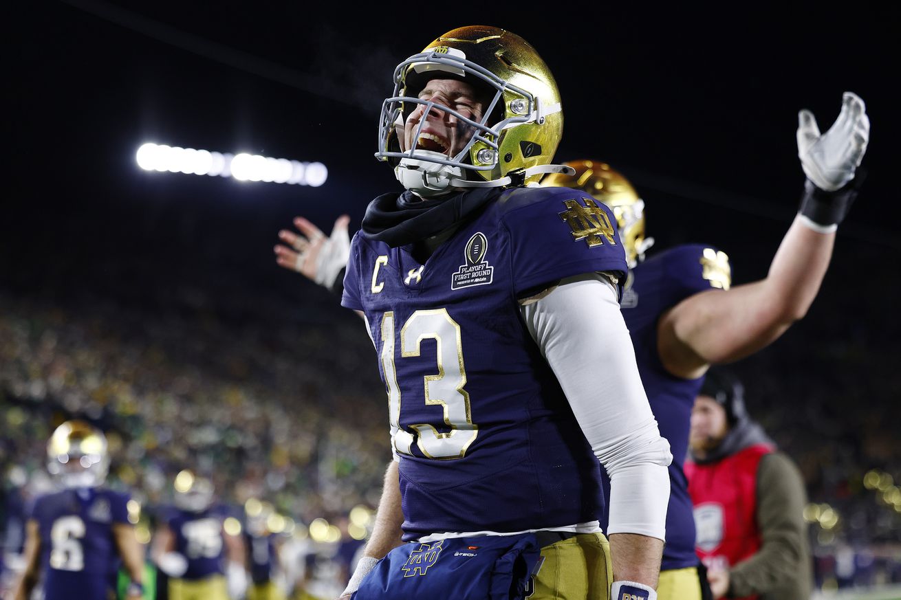 COLLEGE FOOTBALL: DEC 20 CFP First-Round - Indiana at Notre Dame