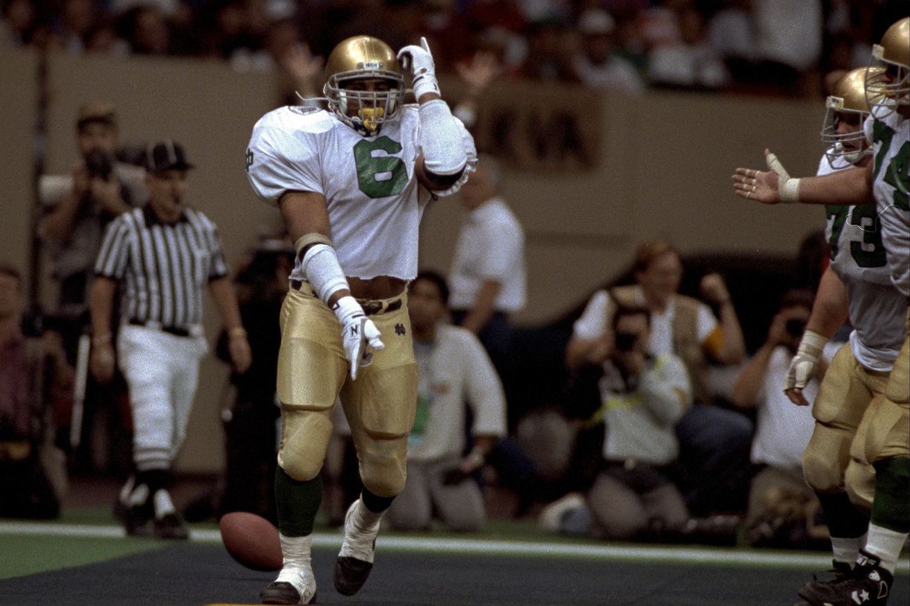 Notre Dame Jerome Bettis, 1992 Sugar Bowl