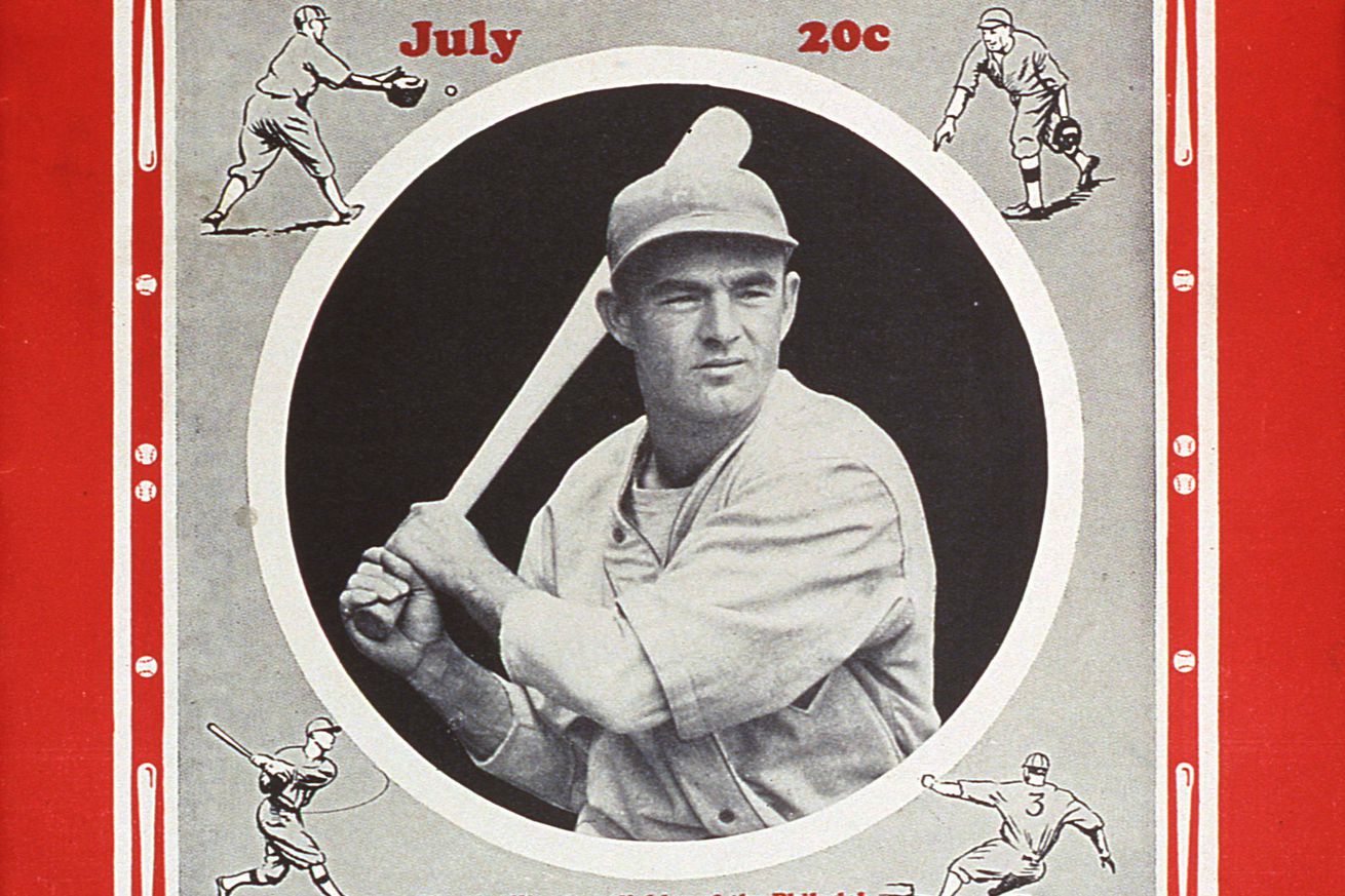 Baseball Magazine Cover With Wally Moses