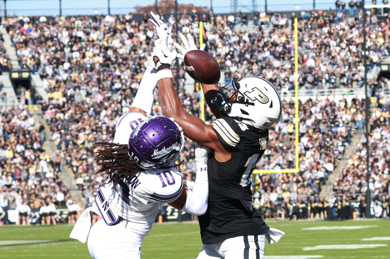 COLLEGE FOOTBALL: NOV 02 Northwestern at Purdue