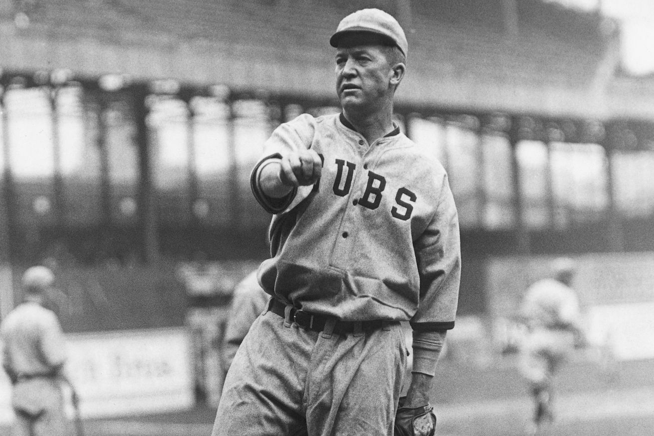 Grover Alexander Pitching for The Cubs