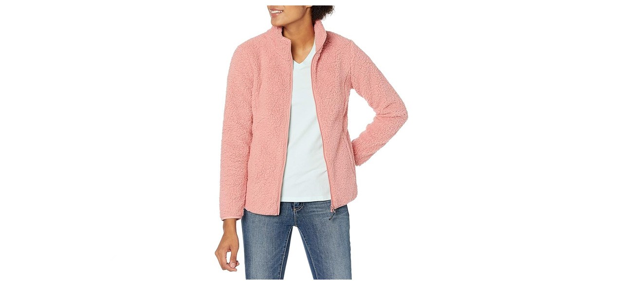 Amazon Essentials Women's Polar Fleece Lined Sherpa Full-Zip Jacket