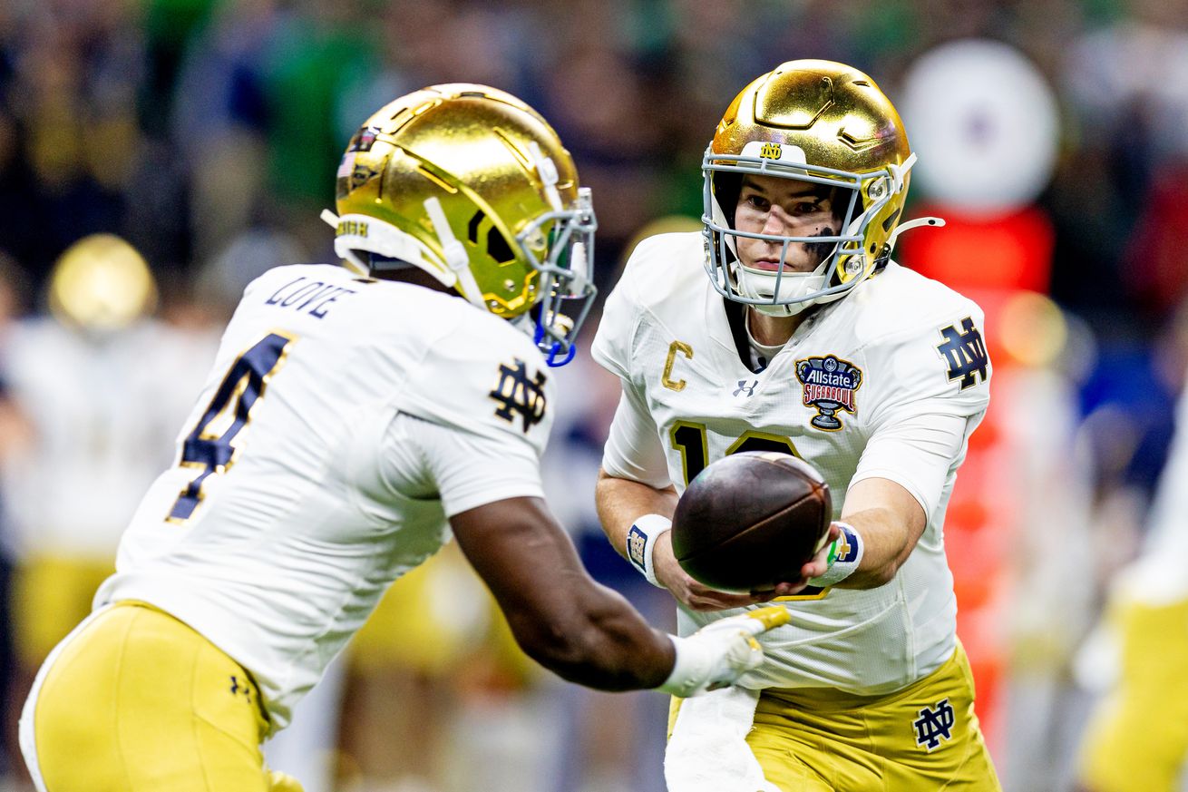 NCAA Football: Sugar Bowl-Notre Dame at Georgia