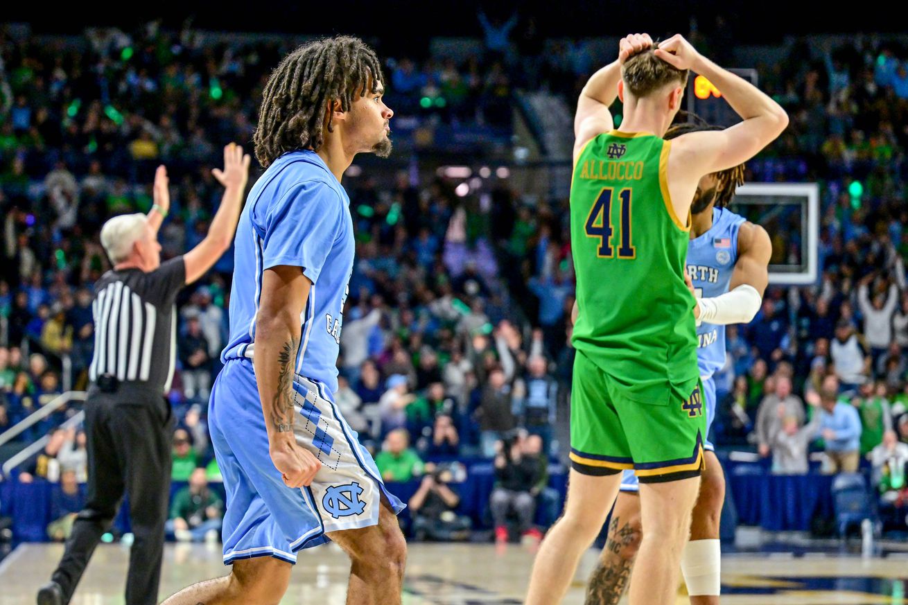 NCAA Basketball: North Carolina at Notre Dame