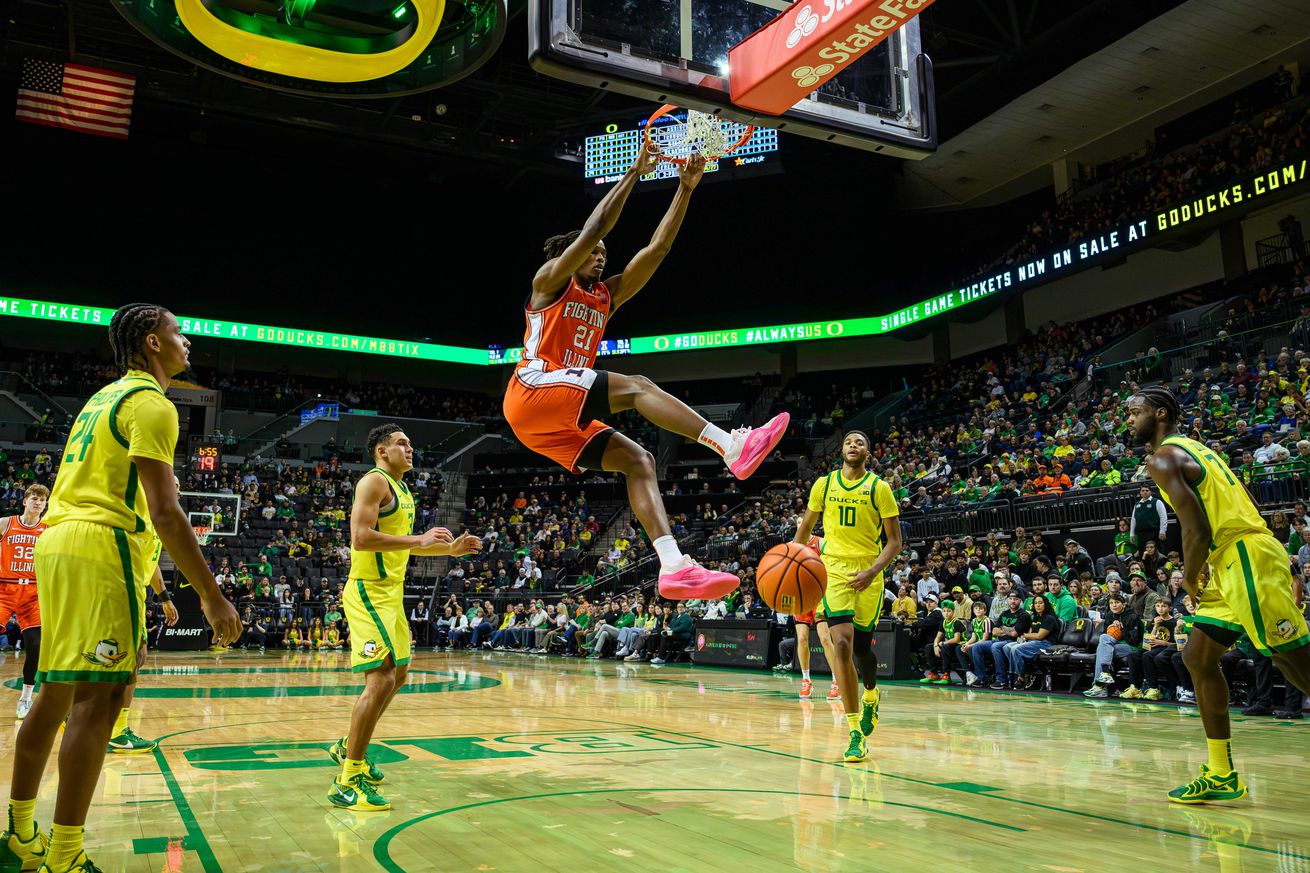 NCAA Basketball: Illinois at Oregon