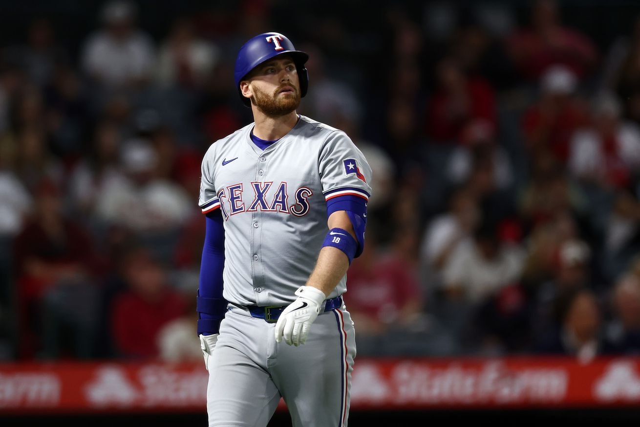 Texas Rangers v Los Angeles Angels