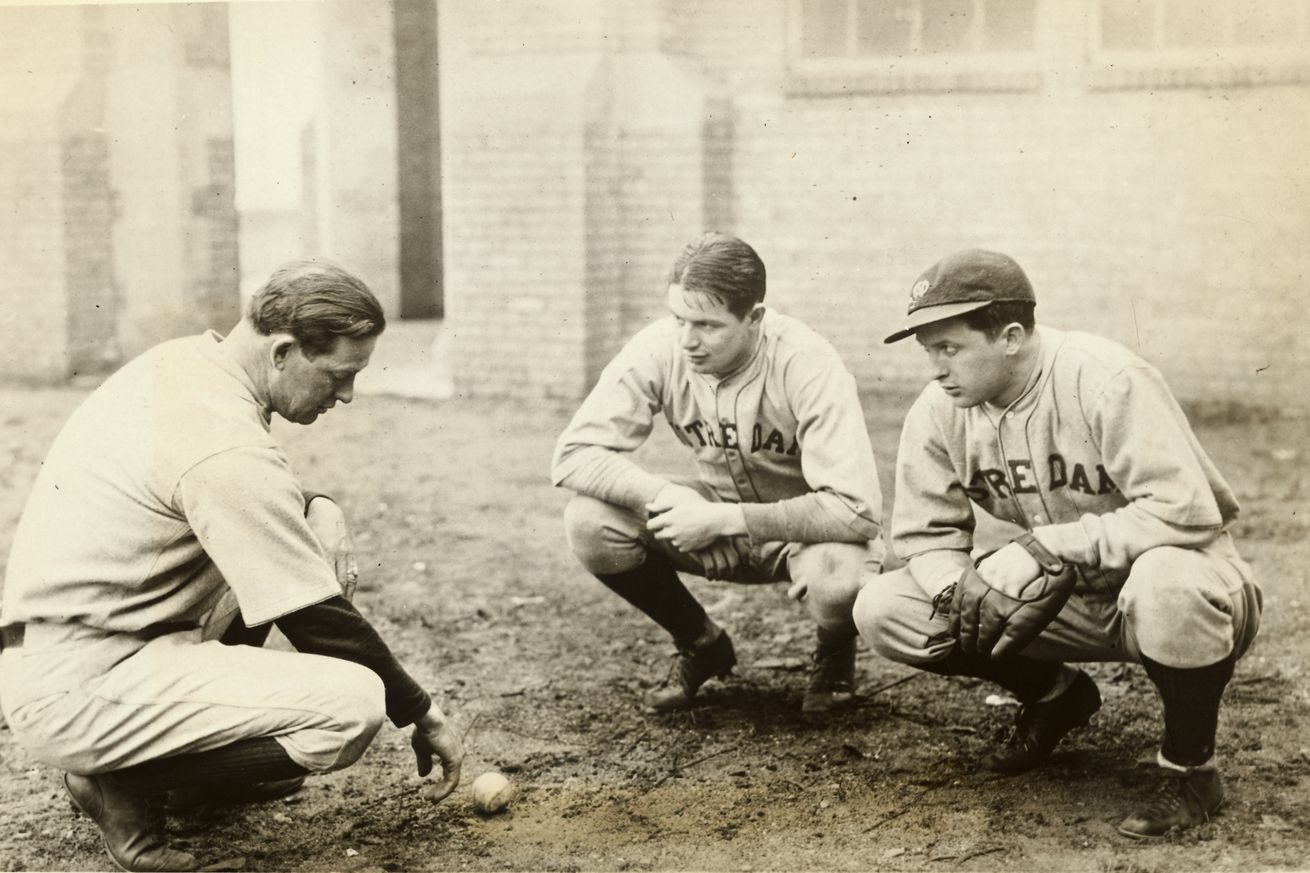 Ed Walsh Giving Baseball Advice to His Sons