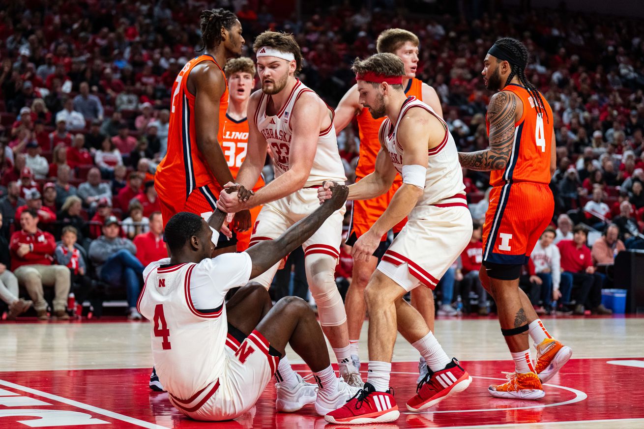 NCAA Basketball: Illinois at Nebraska