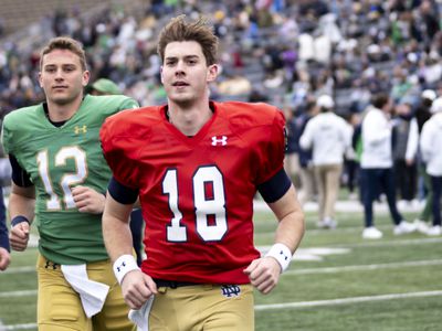 COLLEGE FOOTBALL: APR 20 Notre Dame Spring Game