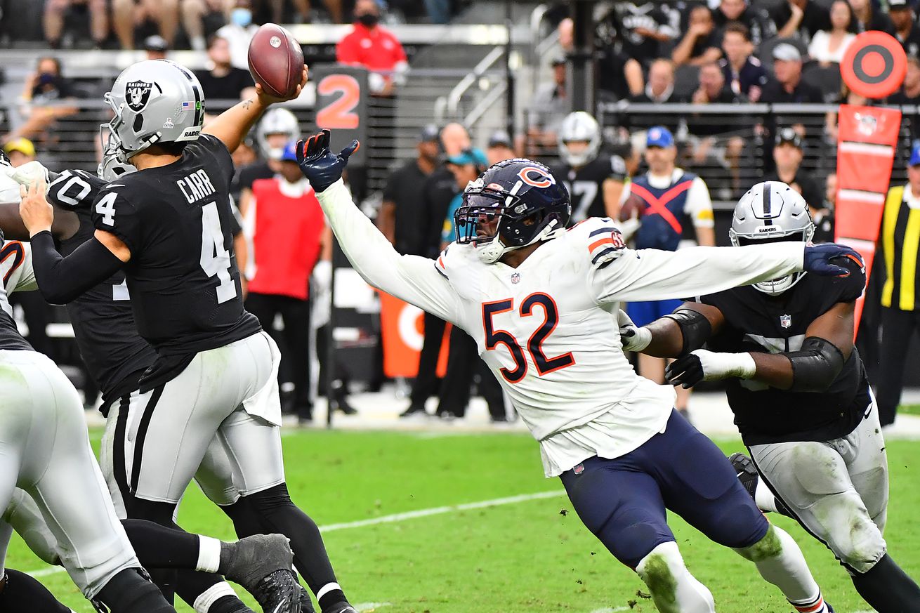 NFL: Chicago Bears at Las Vegas Raiders